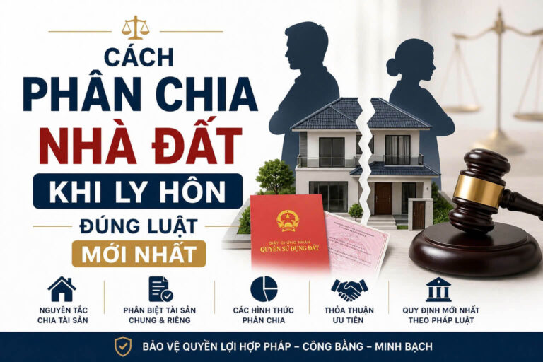 Cách phân chia nhà đất khi ly hôn đúng luật mới nhất