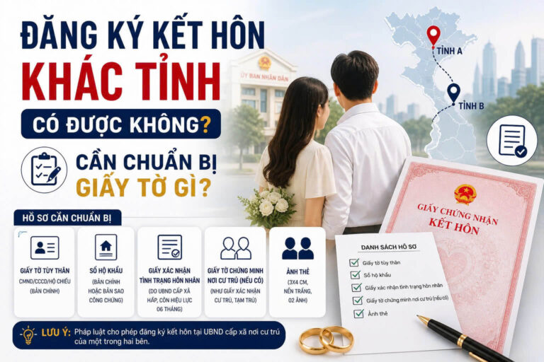 Đăng Ký Kết Hôn Khác Tỉnh Có Được Không