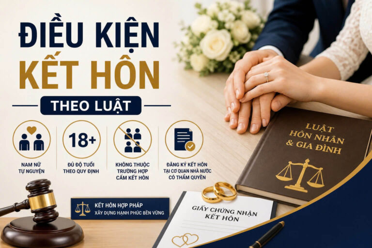 Điều kiện kết hôn theo luật