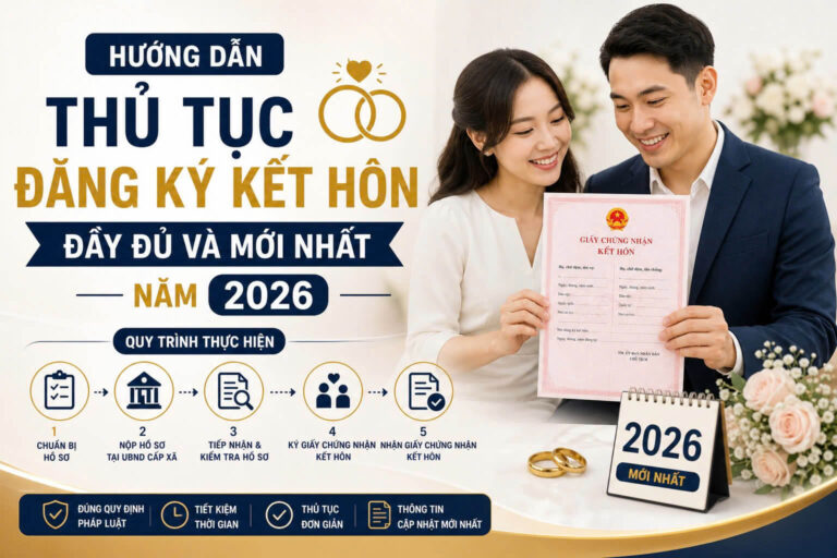 Hướng dẫn thủ tục đăng ký kết hôn đầy đủ và mới nhất năm