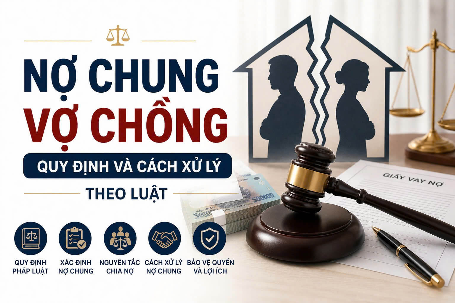 Nợ chung vợ chồng Quy định và cách xử lý theo luật