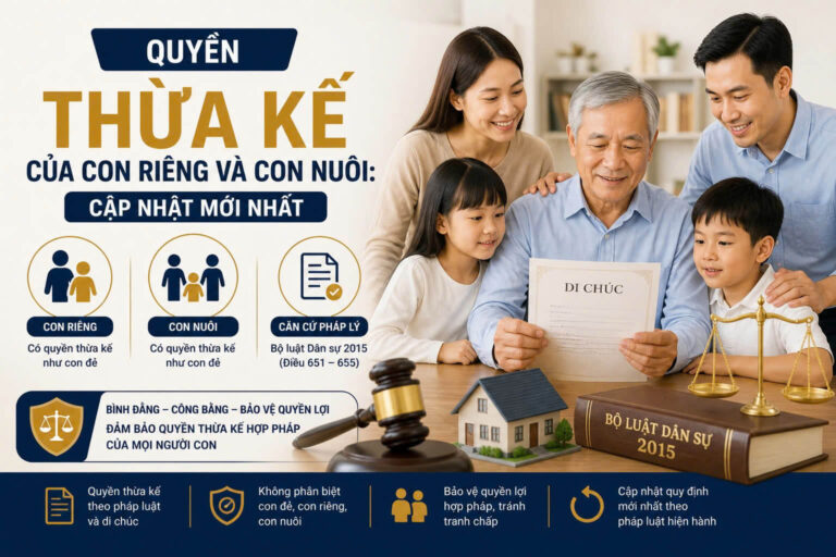 Quyền thừa kế của con riêng và con nuôi