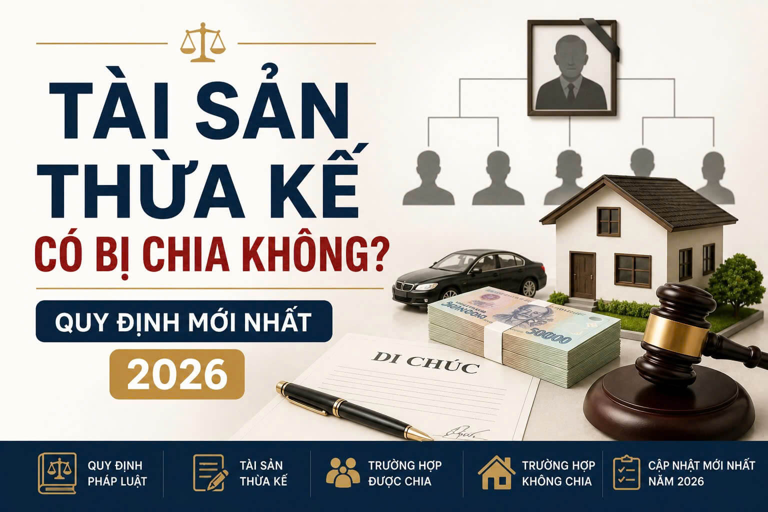 Tài sản thừa kế có bị chia không Quy định mới nhất