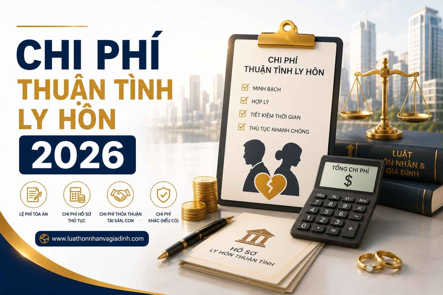Chi Phí Thuận Tình Ly Hôn