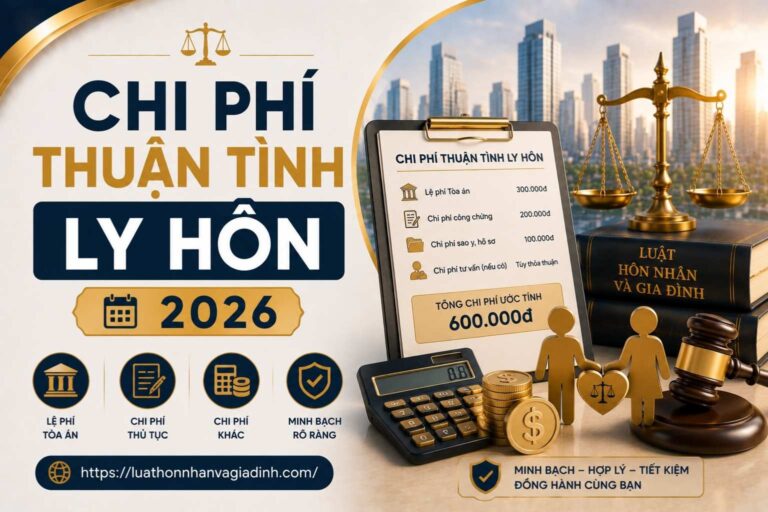 Chi Phí Thuận Tình Ly Hôn