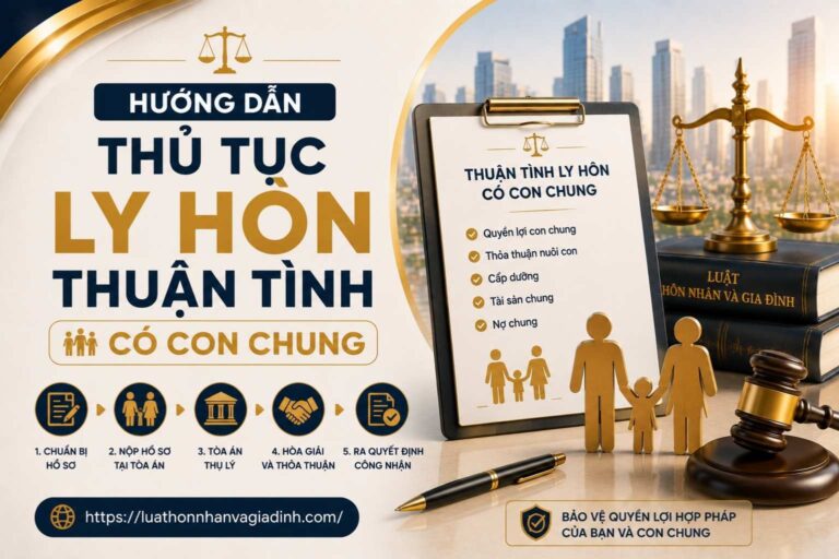 Hướng Dẫn Thủ Tục Ly Hôn Thuận Tình Có Con Chung