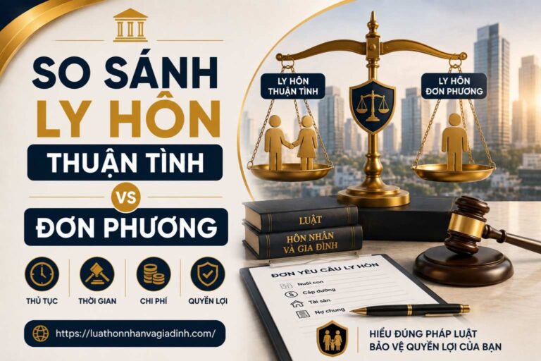 So Sánh Ly Hôn Thuận Tình và Đơn Phương